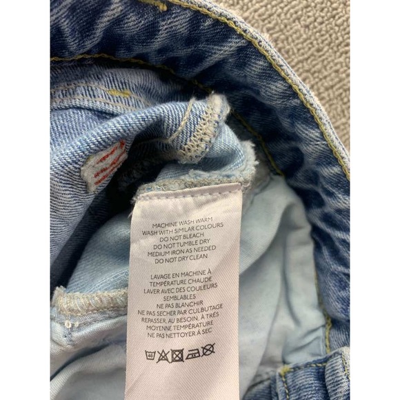 BDG Urban Outfitters Jeans Women 25 Blue‎ Wide Leg Two Tone High Rise Zip Fly - Picture 10 of 11